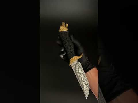 Ніж туристичний 5043 сталь 440С KN1033, відео 1