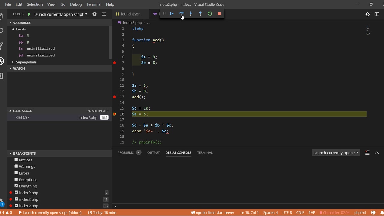 VSCODE php debug 參考 - YouTube