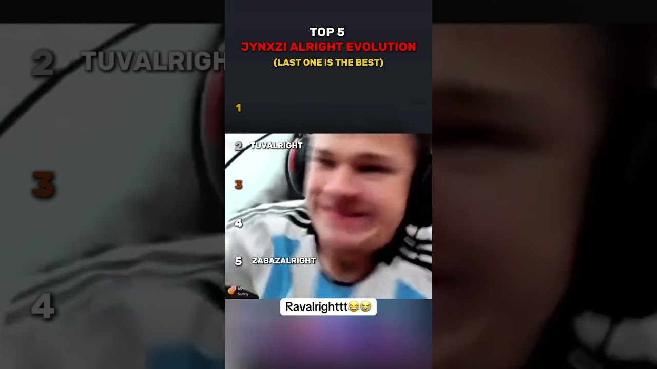 TOP 5 JYNXZI ALRIGHT EVOLUTION