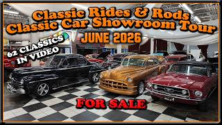 LOT WALK/ Showroom Tour - Classic Cars for Sale - muscle cars hot rods LOT WALK/ Showroom Tour - Classic Cars for Sale - muscle cars hot rods