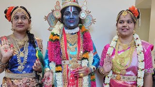 Garuda Gamana Garudadhwaja #kolatam Balaji Temple Opening Bellevue WA @IshaDanceAcademy #folk #dance