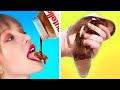 FOOD HACKS AND PRANKS FOR A SWEET TOOTH! || Yummy Meals by 123 Go! GOLD