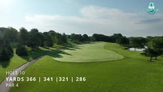 Crystal Lake Golf Club - Hole 10 Drone Flyover