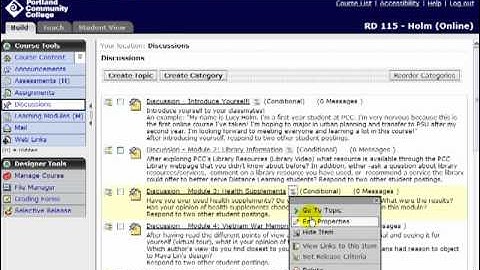 D2L - Migrating Discussions