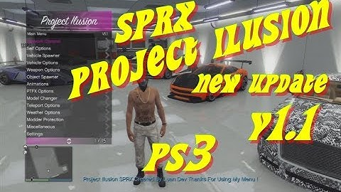 SPRX ILUSION !new update! v1.1 . GTA V PS3 1.27/1.28 DEX BLES +DONWLOAD