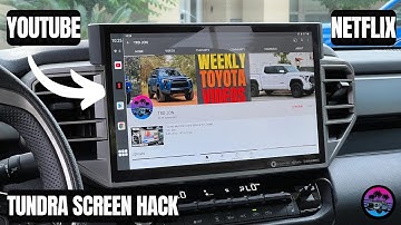 I Turned My 2022 Tundra Screen Into A Tablet!