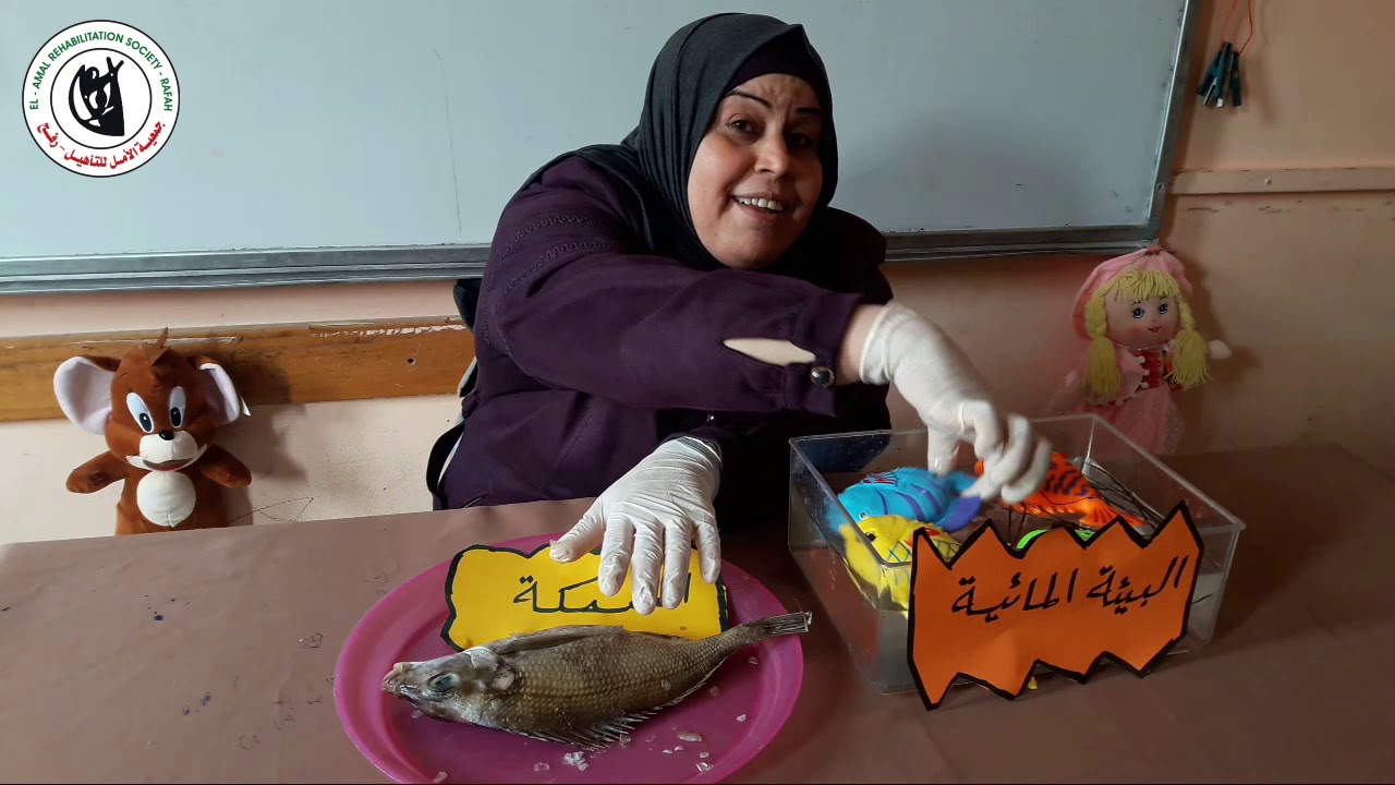 درس/ التكيف عند السمكة- مادة /العلوم العامة - المعلمة /ختام البنا  - الصف/ الثالث