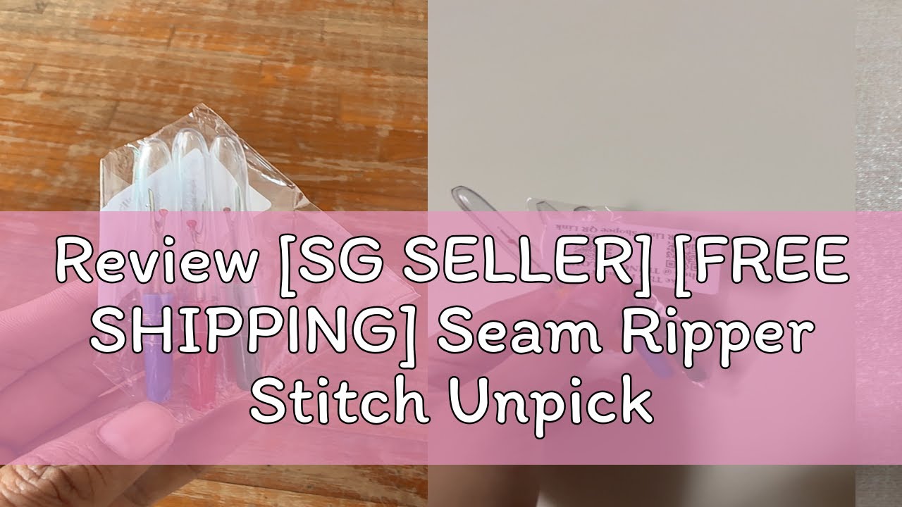 Review [SG SELLER] [FREE SHIPPING] Seam Ripper Stitch Unpicker Clothing ...