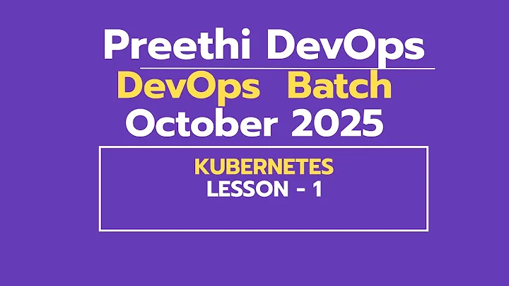 DAY 22 DEVOPS BATCH OCTOBER 2025  |  KUBERNETES - 1