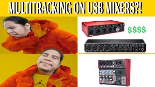 Multitrack Recording on the Muslady SM-68 USB Mixer