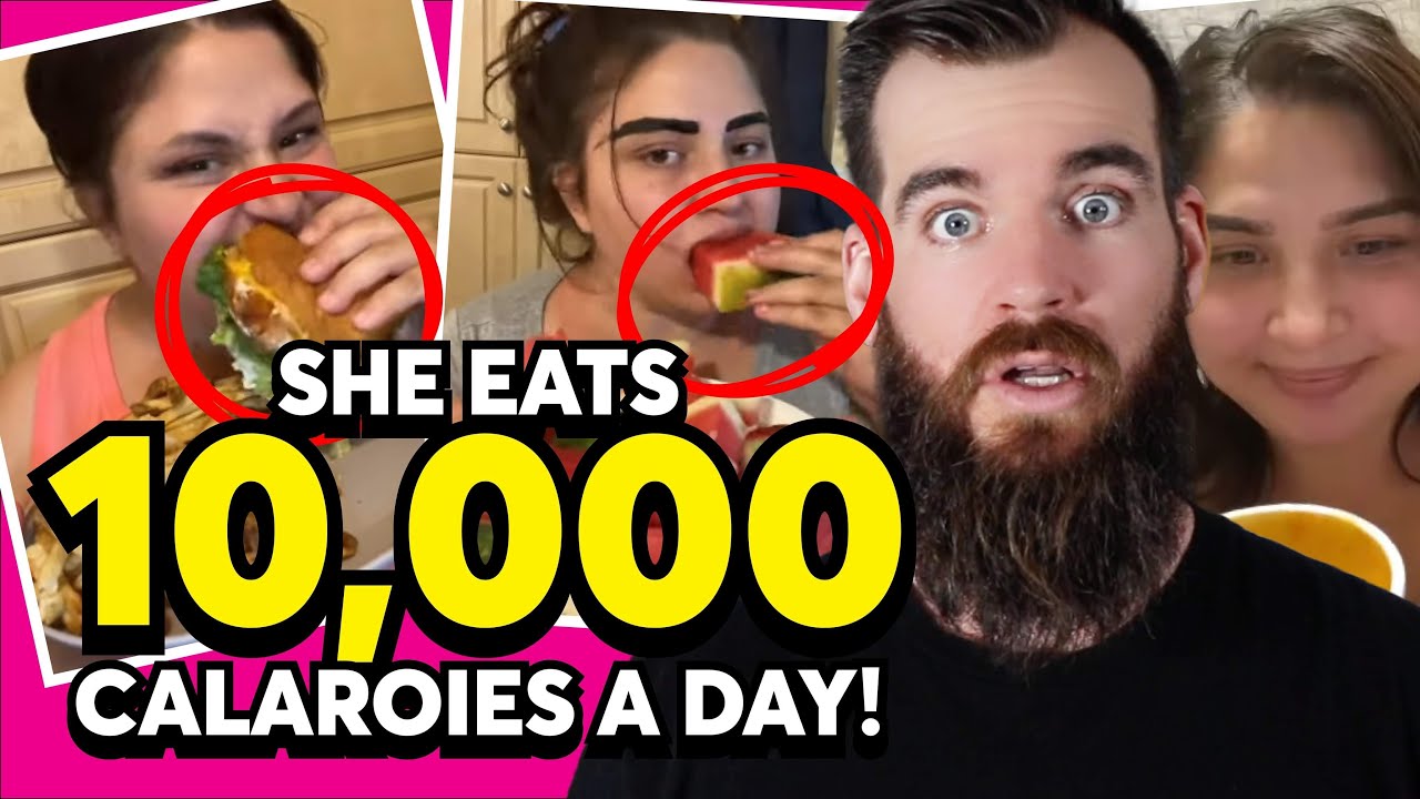 SHE EATS 10,000 CALORIES A DAY!! YouTube
