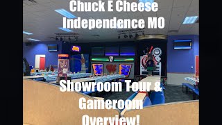 Chuck E Cheese Showroom Tour and Gameroom Overview Independence MO
