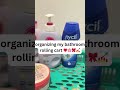 organizing my bathroom rolling cart 💗🌸💅 #trending #ytbshorts #organization