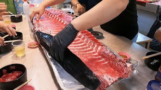 Download How Master Sushi Chef Cut And Cook Bluefin Tuna Keel —omakase Video MP3 How Master Sushi Chef Cut And Cook Bluefin Tuna Keel —omakase