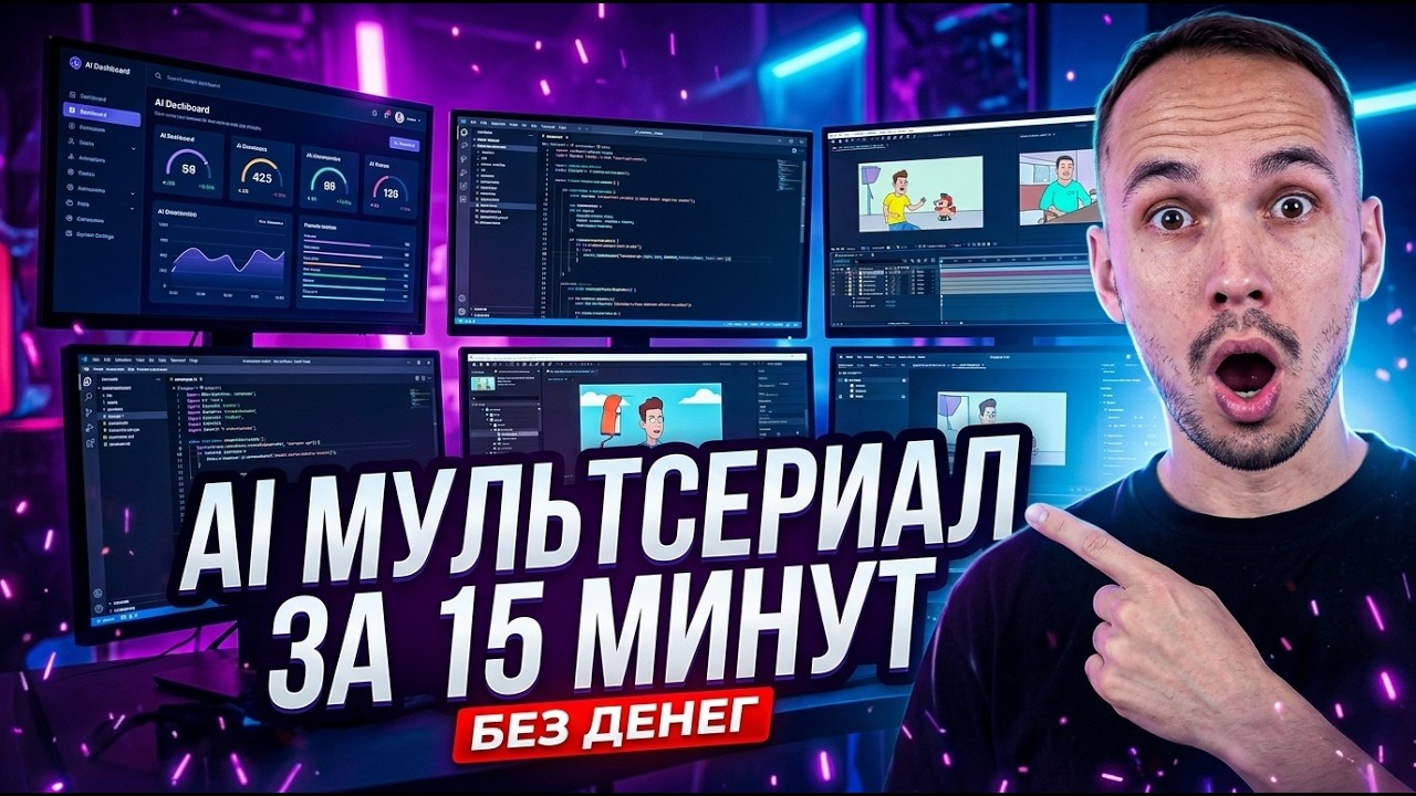 Как я создаю AI-мультики за 15 минут в Grok + GPT | без… — Transcript