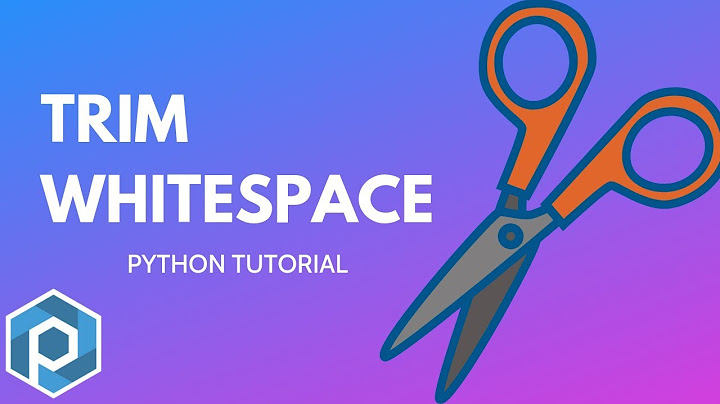 Python | Trim Whitespace From Strings with Strip Function
