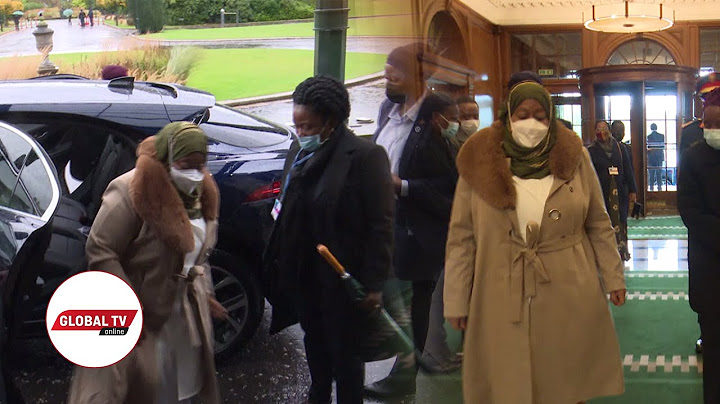 TAZAMA RAIS SAMIA ALIVYOWASILI SCOTLAND, APOKELEWA kwa HESHIMA na MWENYEJI WAKE..