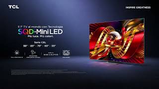 TCL SQD-Mini LED Serie C8L: Più luce. Più colori.