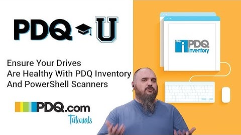 Ensure Your Drives Are Healthy With PDQ Inventory And PowerShell Scanners