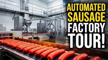 Modern Sausage Production Technology | Standard Factory Process