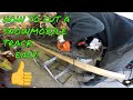 Sled Tips 015 - Cutting a 2005 SnoPro Track The EASY and CLEAN Way