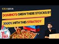 Domino’s grew there stocks by 2000% with this simple strategy