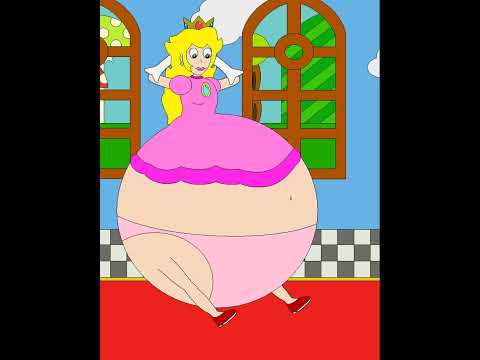 Princess Peach Big Belly Vore & Digestion