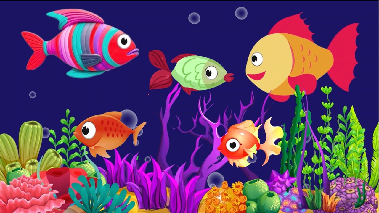 Baby Lullaby🐟Soothing fishes🐟Calming Undersea Animation🐟Aquarium #lullaby #sleepmusic #435