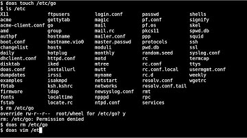 Concise doas Tutorial