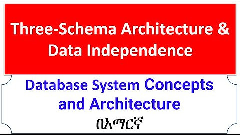 Three-Schema Architecture in Database Systems
