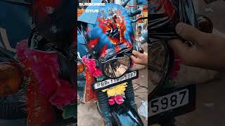 ROYAL ENFIELD HUNTER 350#modification #hanuman #ji #sticker #shorts #best #design #hanuman #ji ###₹₹