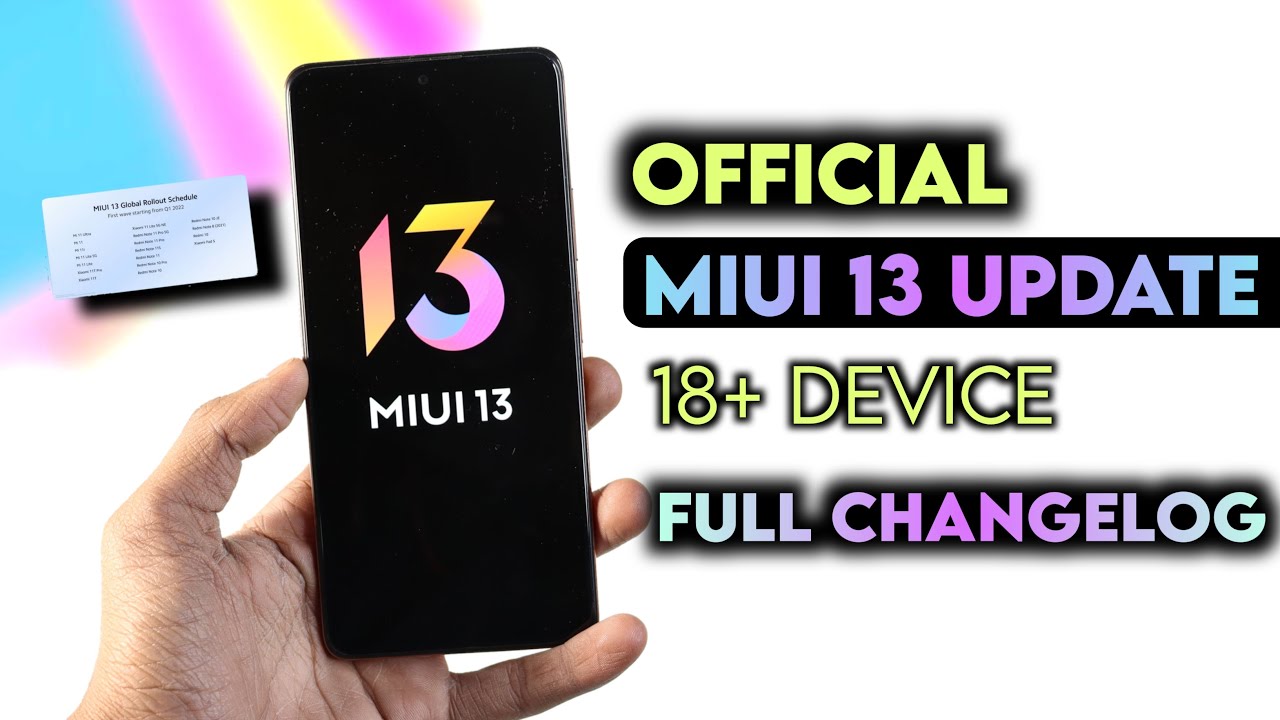 OFFICIAL MIUI 13 Global Stable Update Device List & Time Table, Features | MIUI 13