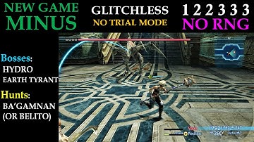 Final Fantasy XII TZA #21 [NG-] 122333 [ALL Marks/Espers/Bosses]