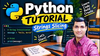 Strings Slicing and Operations on Strings in Python | Python Tutorial
