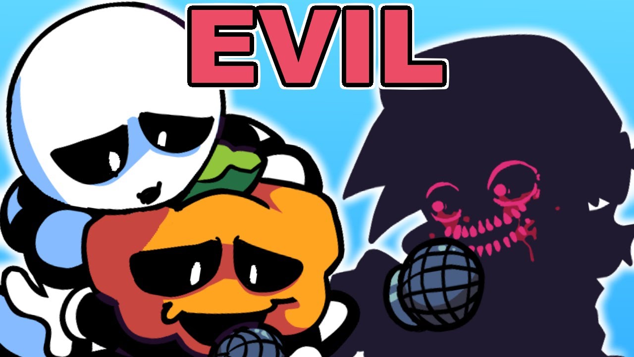 Fanmade Friday Night Funkin Mod Evil Boyfriend Vs Skid N Pump Youtube