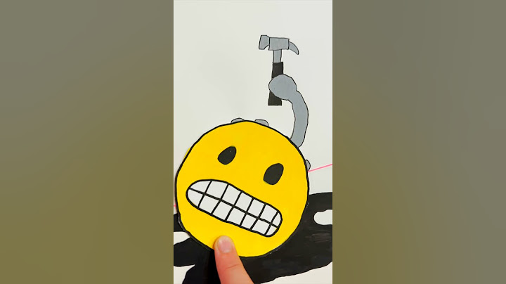 🔨 behind Grimacing Face Emoji😬 #shorts #emoji #creepyemojis #noprocreate #rubber #craft #diy