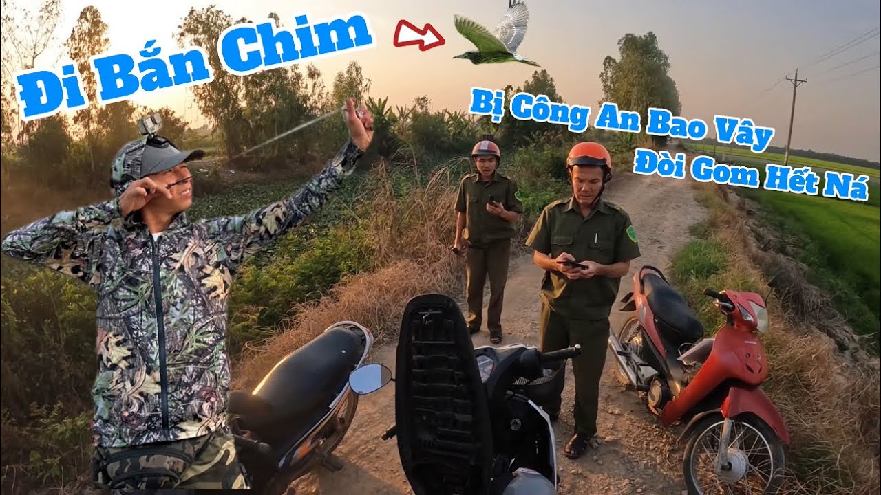 Tuấn nhỏ || Đang Đi Săn Cò Bay , Vạc Bay Thì Bị Công An Bao Vây Đòi Gom Hết Ná....