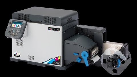 Afinia LT5C color printer with white - Overview