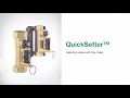 QuickSetter™ - Balancing Valves with Flow Meter