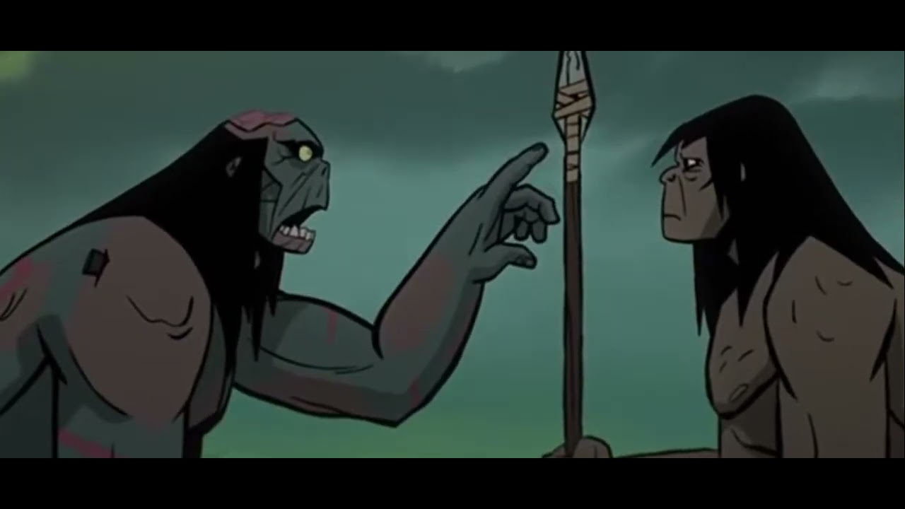 Primal temporada 3 capitulo 2 pesadilla de lanza zombie en la lluvia 