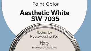 Aesthetic White SW 7035  White Paint  Coordinating Colors, Trim, Colors That Go With & Undertones