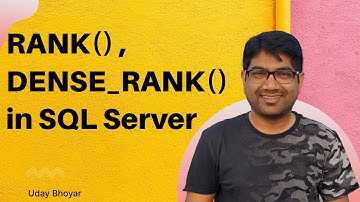 RANK and DENSE_RANK | SQL Server | SQL Tutorial