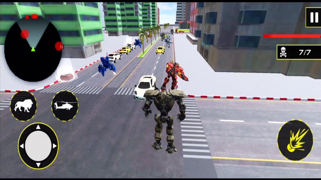 Multi Robot Car Transformation Game * Android Gameplay