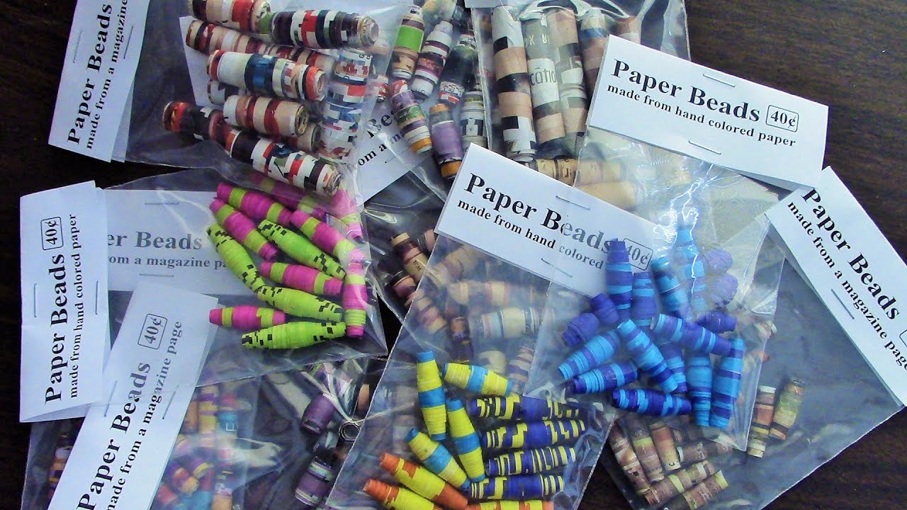My Paper Beads at Old Timers Shop in Sanford, Maine YouTube