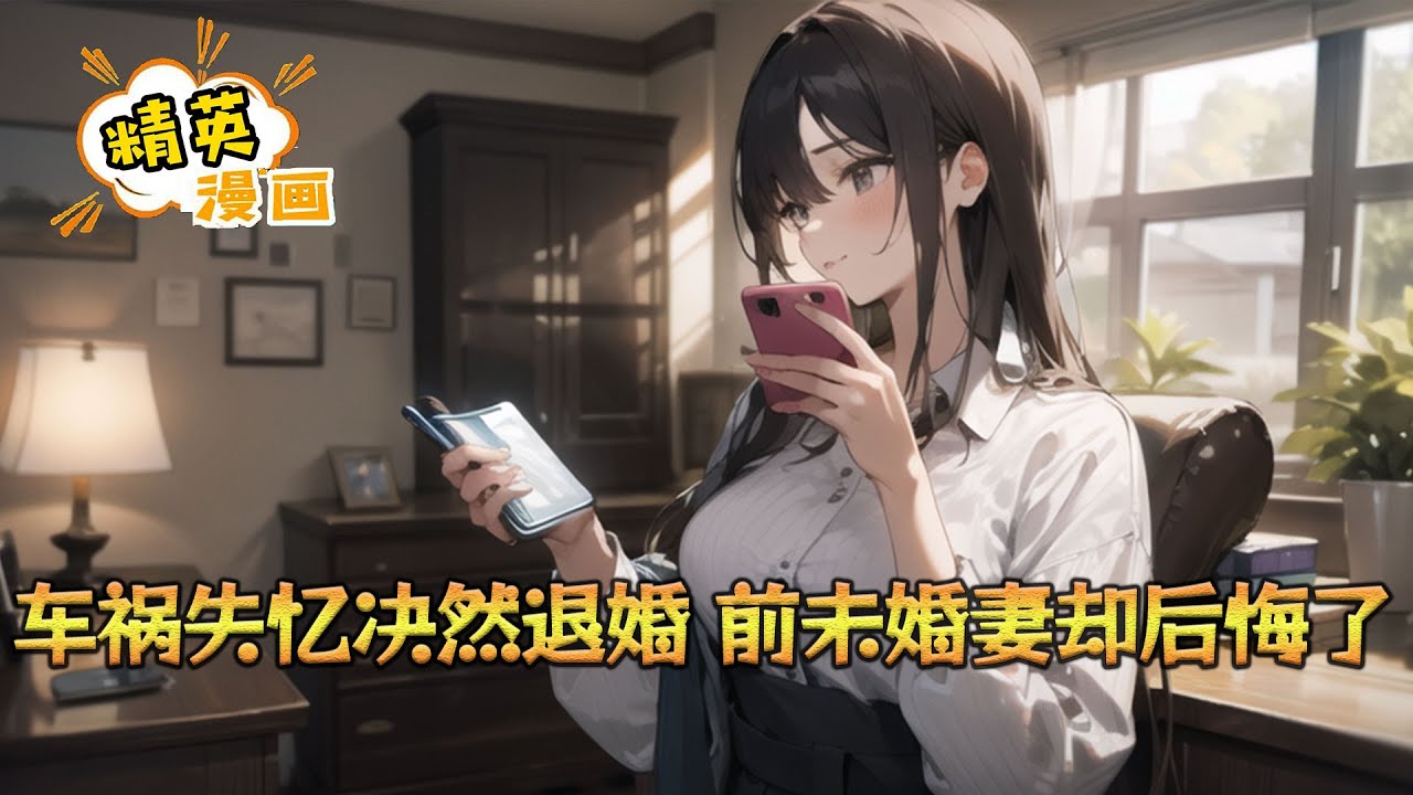 《车祸失忆既然退婚，前未婚妻却后悔了》同学聚会上，赵然亲眼目睹未婚妻苏倾城在真心话大冒险上选择了和白月光秦明拥吻。他愤而离席，没想到出了酒店之后出了车祸进了医院#小说 #都市 #精英漫画