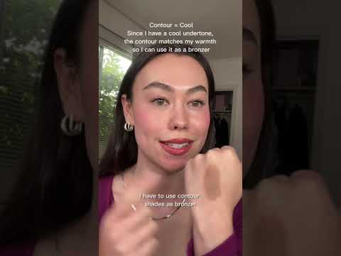 Why your bronzer is too orange… you might be cool toned! Here’s what I do instead!