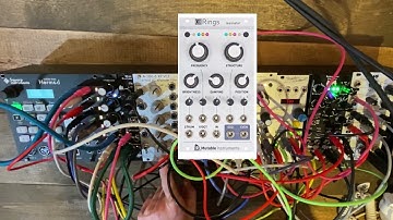 Big sounds from a tiny case w/ the @NoiseEngineering Desmodus Versio & @squarpinstruments Hermod