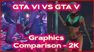 GTA VI и GTA V - 2K Сравнение реальной графики