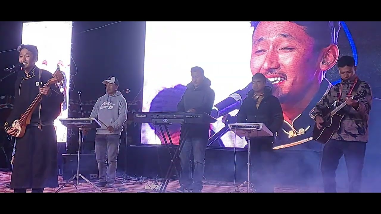 Puntsok Tsokar with his malevolent voice at Ladakh Zanskar Festival 2025 