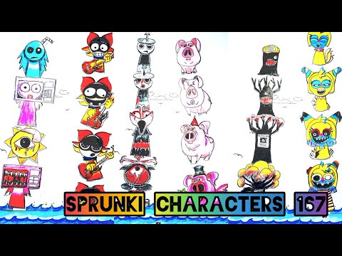 GREAT 🚀🚀 SPRUNKI Characters 167 ? #sprunki​ #incredibox​ #sprunkiincredibo